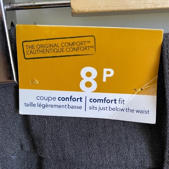 Reitman Petites Original Comfort Women's NWT‎ Gray Bootcut Dress Pants Size 8P - Picture 5 of 14